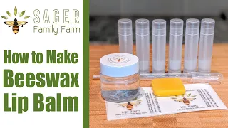 DIY Valentine Lip Balm with Coconut Oil. 