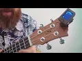 How to tuning ukulele with digital tuner