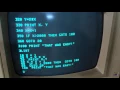 Apple Basic simple multiplication executing 2000 times on real Apple IIe hardware
