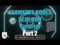 Blender Geometry Nodes Scifi HUD Tutorial Part 2