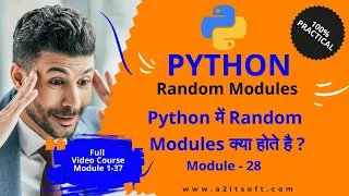 Module-28 What is Random Module in Python How does the random module work in Python