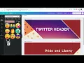 Make Twitter Header Using Canva studio