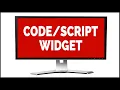 CODE SCRIPT WIDGET