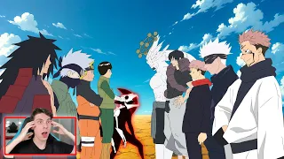 SI NARUTO ENFRENTASE A JUJUTSU KAISEN - REACCION ANIME THEKALO