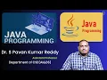Object Classes and Constructors in Java by Dr S Pavan Kumar Reddy