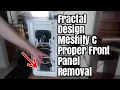 Lagu Fractal Design Meshify C Proper Front Panel Removal