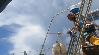 Alone in the path of  a storm