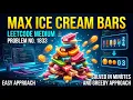 LeetCode 1833 Maximum Ice Cream Bars Java Solution Greedy Approach Easy Explanation