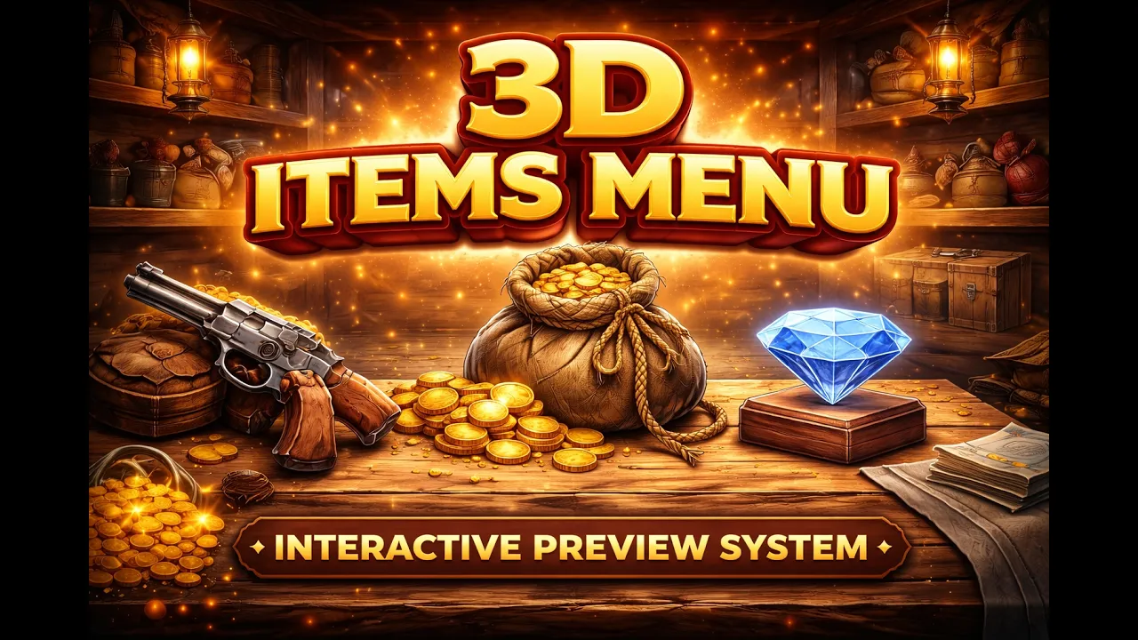 REDHUB 3D ITEMS DISPLAY