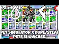 PET SIMULATOR X PETS SHOWCASE SCRIPT