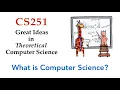 CMU CS251 - What is theoretical computer science