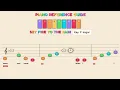 Download Lagu Set Fire To The Rain - Adele | Easy Piano Tutorial for Kids - Beginner Color Sheet Music