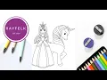 Princess and Unicorn Unicorn Coloring Pages Free PDFs Rayfelk Arts and Printables