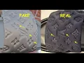 Louis Vuitton slides real vs fake How to spot fake Louis Vuitton Pool Pillow sandals