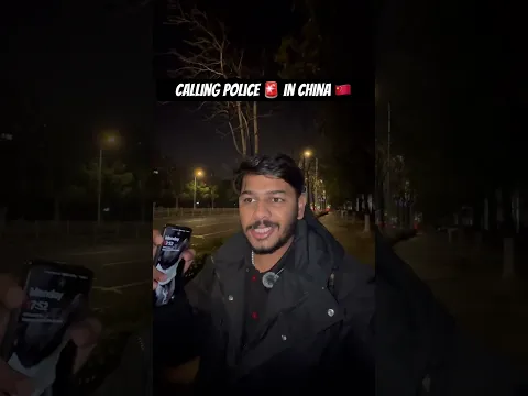Lost my phone, calling Police 🚨 in China 🇨🇳 #china #driverlesscar #travel #viral