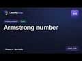 Armstrong number Simply Explained with Python DSA for Beginners