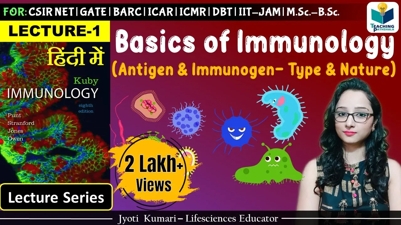 Immunology: Antigen and its Type | Lecture-1 (basics of immunology)