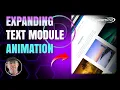 Divi Theme Expanding Text Module ANIMATION