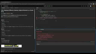 Leetcode 3423 - Maximum Difference Between Adjacent Elements in a Circular Array