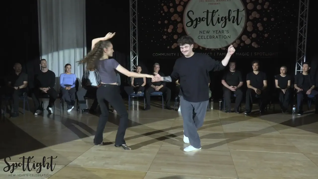 Spotlight New Year's Celebration 2024/2025 Open Strictly Swing Ryan Boz & Elizabeth Spann