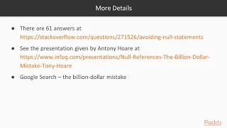 Java Tips Tricks and Techniques How to Avoid NullPointerExceptions packtpub com