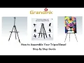 How To Assemble Your Grandink Tripod Easel Stand - T1 Step by Step Guide