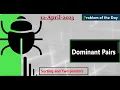 GFG POTD Dominant Pairs Complete Explanation C JAVA Python