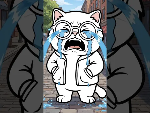 Can I fix this sad cat? 🐱 🖌️ #colors #challenge
