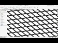 Diamond Grid Mesh SolidWorks