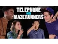 Telephone Challenge ft MAZE RUNNER The Scorch Trials