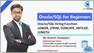 String Functions LOWER LTRIM CONCATE INITCAP LENGTH Tutorials