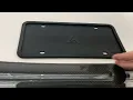 AUJEN Silicone License Plate Frame How to Install and Honest Review