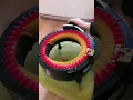 DIY sweater with knitting machine for big sizes