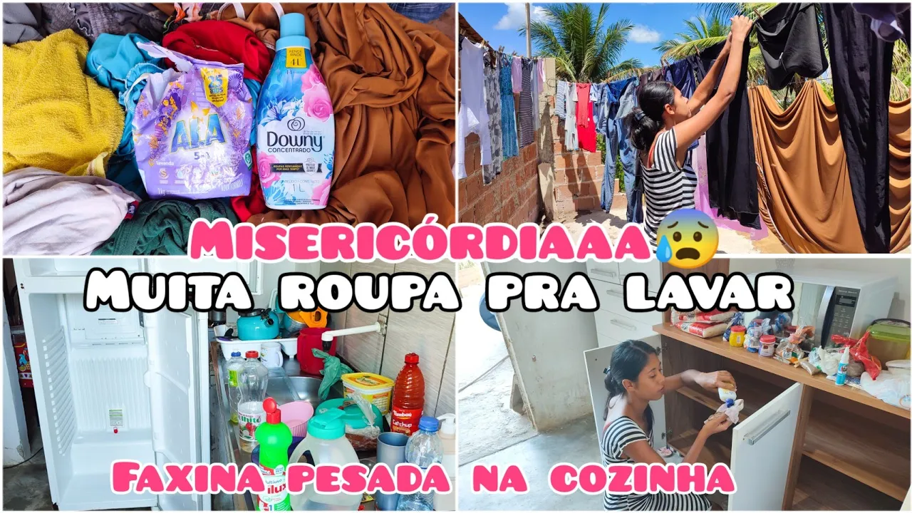 DIA DE FAXINA???? | FAXINA PESADA NA COZINHA | LAVEI MUITA ROUPA SUJA | DIA DE LIMPEZA E ORGANIZAÇÃO