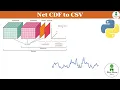 Convert data from NetCDF to CSV using Python