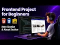 EP 05 Home Intro Section Who We Are Section using CSS Grid Wow Animation - HTML CSS