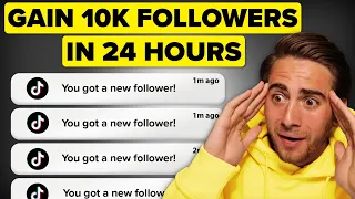 How To Grow 10K REAL Followers on TikTok in 24 Hours gain TikTok followers FAST