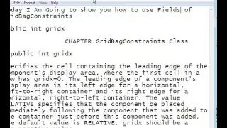 Java Programming Tutorial - GridBagConstraints-1