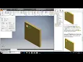 Rectangular Pattern Feature from Inventor 11 Tutorials