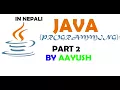 In Nepali Learning Java Programming Part 2 Variables Type