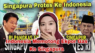 INDONESIA MEMOTONG EKSPOR GAS KE SINGAPURA, SINGAPURA RESPON DAN PROTES KE INDONESIA❓MALAYSIAN REACT