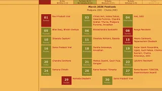 Drik Panchang VM March 2026