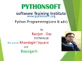 Python Demo class Internship Pythonsoft Ranjan sir Ranjan Das