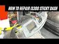 How to Fix Paint Sticky Dash on Lexus IS300 Melted Dash Fix