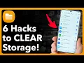6 SIMPLE Hacks To CLEAR Android Storage