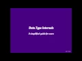 Overlooked Data Types
