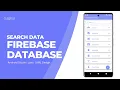 Search Data in Firebase Realtime Database RecyclerView in Android Studio Part 3