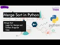 16 - Merge sort in python Python Series Data Science Career trek