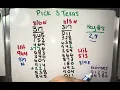 Pick 3 Lottery Texas Key Digit Strategy