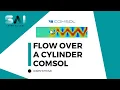 COMSOL Tutorial 02 Fluid flow over a cylinder numerical simulation 2D Modeling